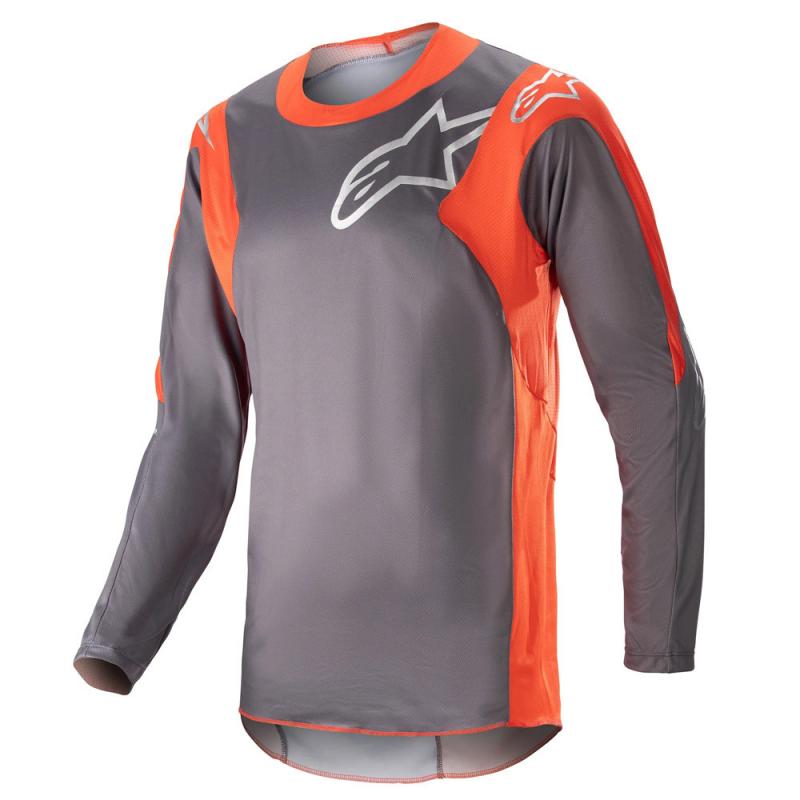 Джерси ALPINESTARS Racer Hoen Jersey серо-ярко оранжевый