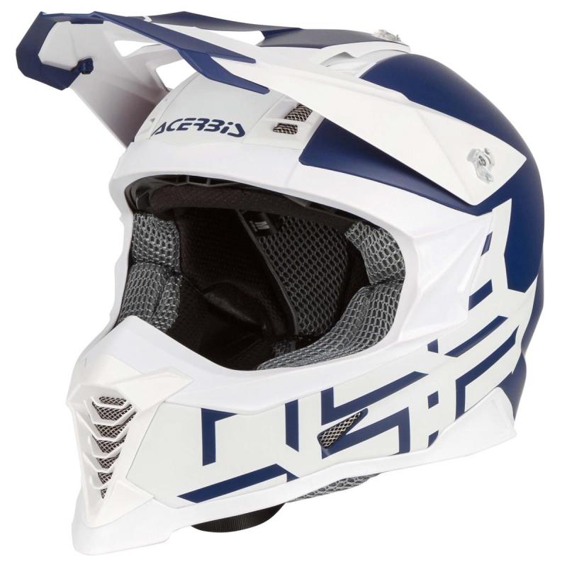 Мотошлем кроссовый Acerbis X-RACER VTR White/Blue