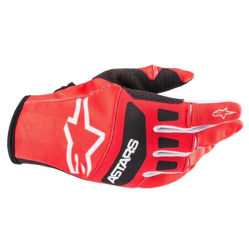 Мотокроссовые перчатки Alpinestars Techstar, красно-черный