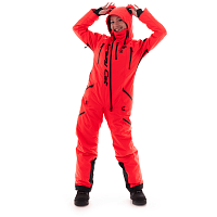 Снегоходный Утепленный комбинезон Dragonfly Extreme Woman 2023 Crazy Cat Red