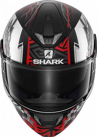 Шлем интеграл Shark Skwal 2 Noxxys Mat Black/Red
