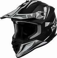 Кроссовый шлем IXS 362 2.2 черно-серый матовый