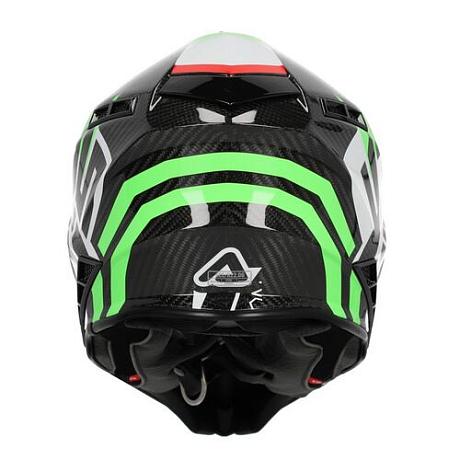 Шлем Acerbis STEEL CARBON 22-06 Green/Red M