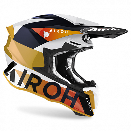 Кроссовый шлем Airoh Twist 2.0 Lift White Gloss S