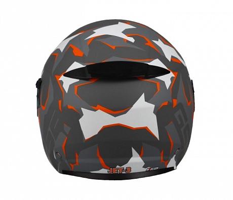 Открытый Шлем GSB G-263 Red Camo, (Grey Matt / Orange)  M