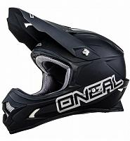 Кроссовый шлем Oneal 3Series чёрный матовый