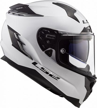 Шлем интеграл LS2 FF327 Challenger Solid, Gloss White XS