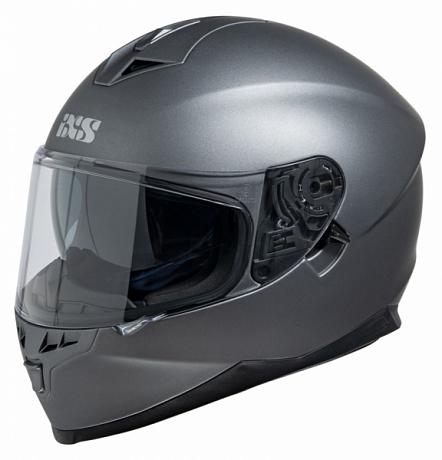 Шлем интеграл IXS HX 1100 1.0 серый мат. S