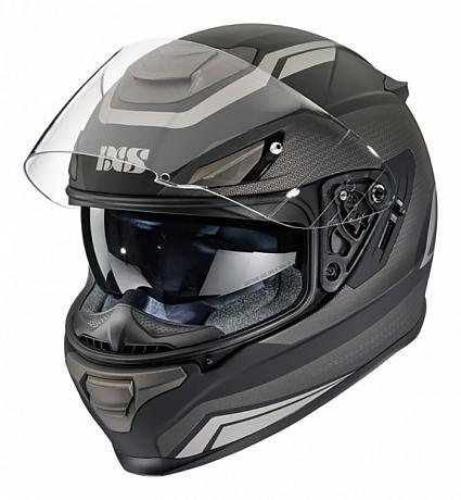 Шлем интеграл IXS HX 315 2.0 чёрный матовый M