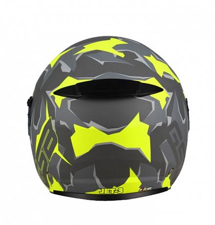 Открытый Шлем GSB G-263 Green Camo, (Grey Matt / Yellow) XS