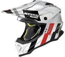 Nolan Кроссовый шлем N53 Sparkler 090 Metal White