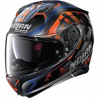 Шлем интеграл Nolan N87 Venator N-Com, 91, Flat Black/Blue/Orange
