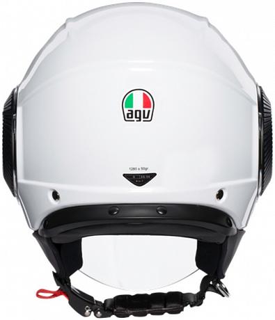Шлем открытый AGV Orbyt Mono Pearl White