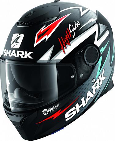Шлем интеграл Shark Spartan 1.2 Adrian Parassol Черный/Матовый