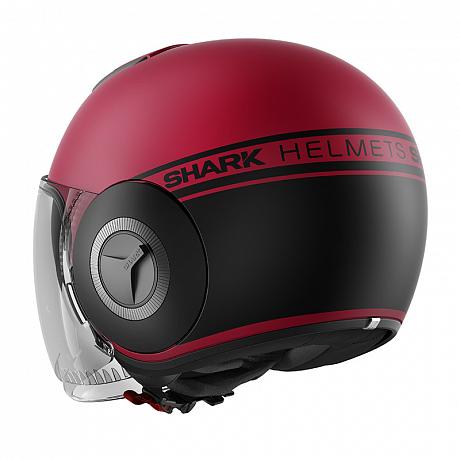 Шлем открытый Shark Nano Street Neon Mat Red/Black/Red