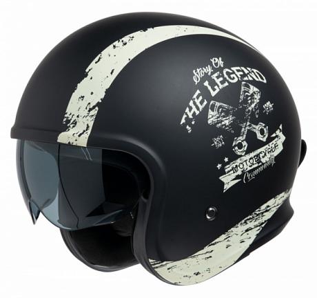 Открытый шлем Jet Helmet IXS880 2.0 IXS Чёрный M