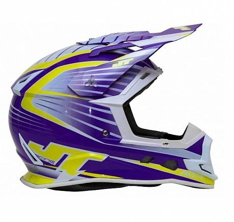 Кроссовый шлем JT Racing ALS1.0 фиолетовый