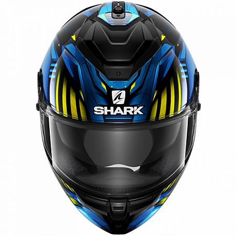 Мотошлем интеграл Shark Spartan GT Replikan Черный/синий