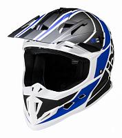 Шлем HX 361 2.1 IXS Бело-синий матовый