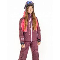 Куртка утепленная детская Dragonfly Gravity Teenager 2023 Purple - Brown