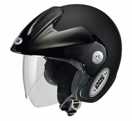 Открытый шлем HX 114 черный матовый S