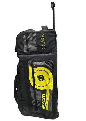 Сумка Grom MX1 Gearbag Fragments Neongrey с колесами и ручкой телескоп